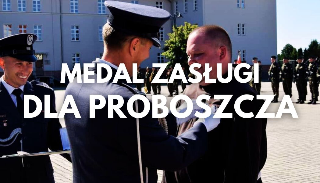 Nasz proboszcz odznaczony medalem!